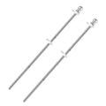 2pcs Stainless Steel Flag Pole Set 1.5m Rustproof H358