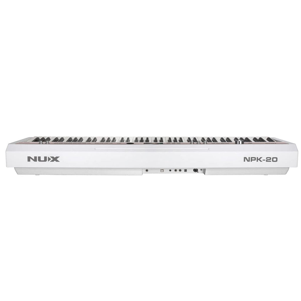 White 88-Key Portable Digital Piano X3853