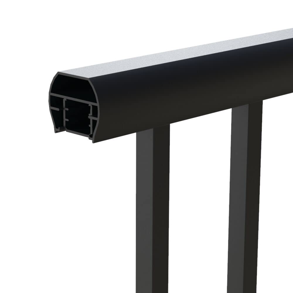8’ x 36” Matte Black Aluminum Stair Kit X20496