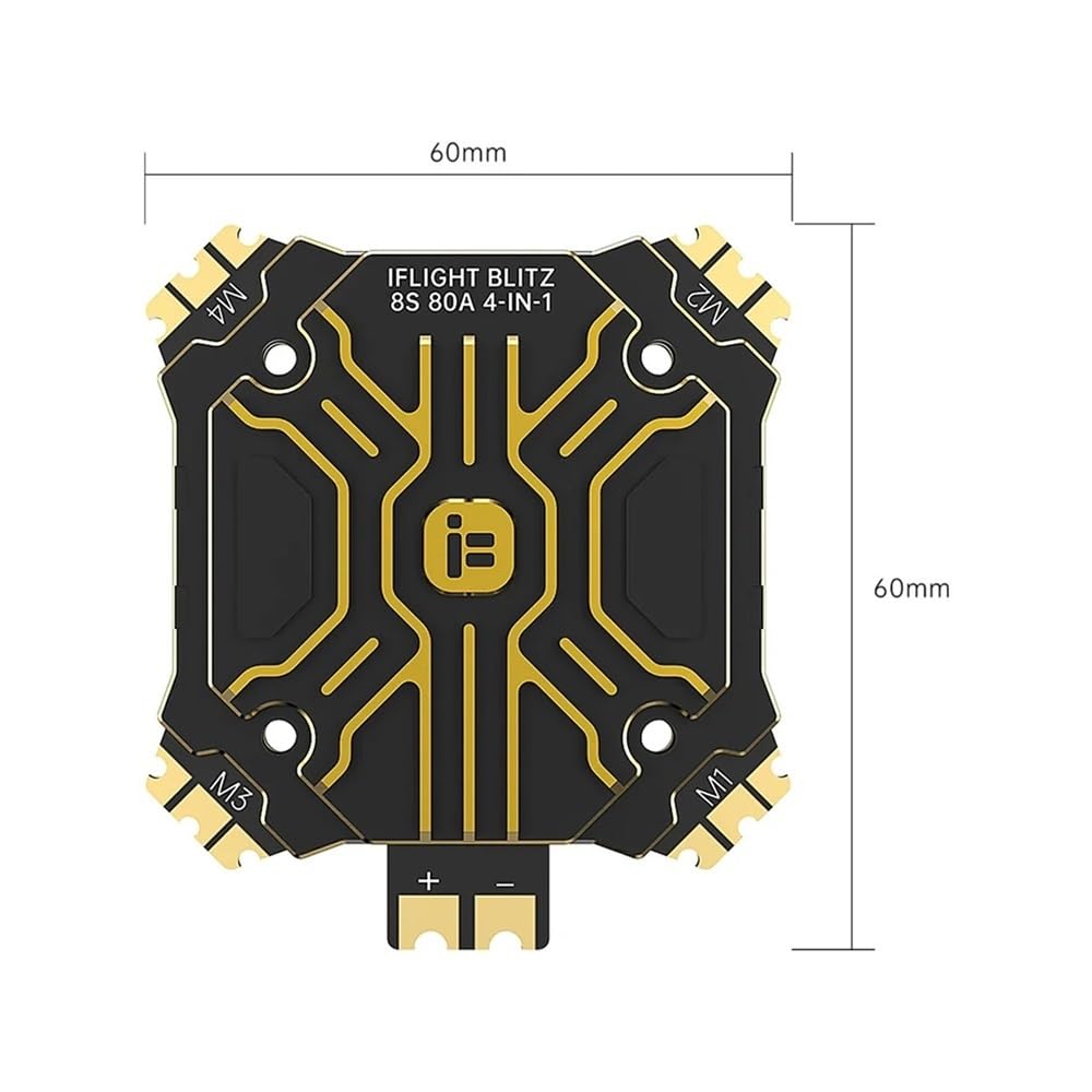 4-in-1 80A 2-8S ESC R81506