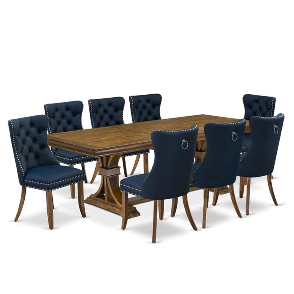 9-Piece Acacia Wood Dining Set J425992