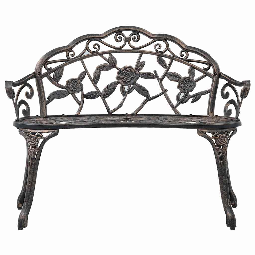 Bronze Cast Aluminum Outdoor Bench D568