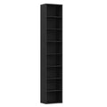 8 Tier Black Storage Shelf Bookcase T79184