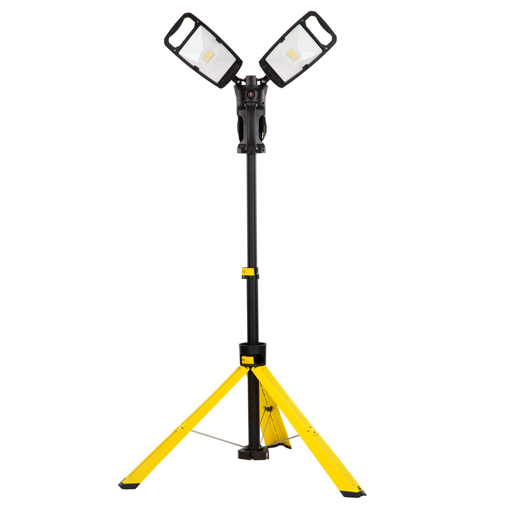 1000 Lumen LED Magnetic Light and 10000 Lumen Work Light with Stand M7133