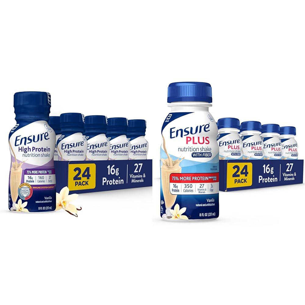 Vanilla Nutrition Shake With Fiber, 24 Pack F799756