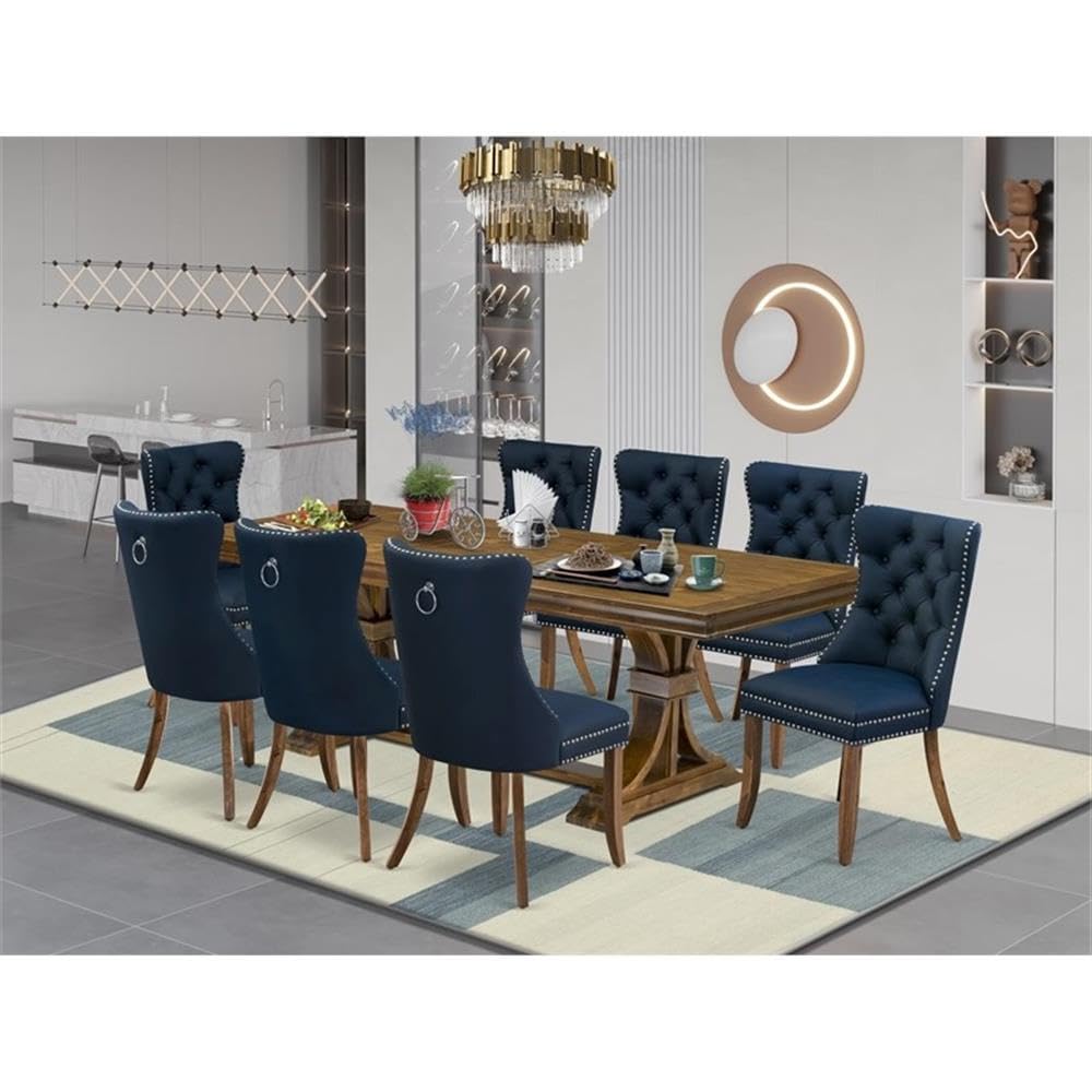 9-Piece Acacia Wood Dining Set J425992