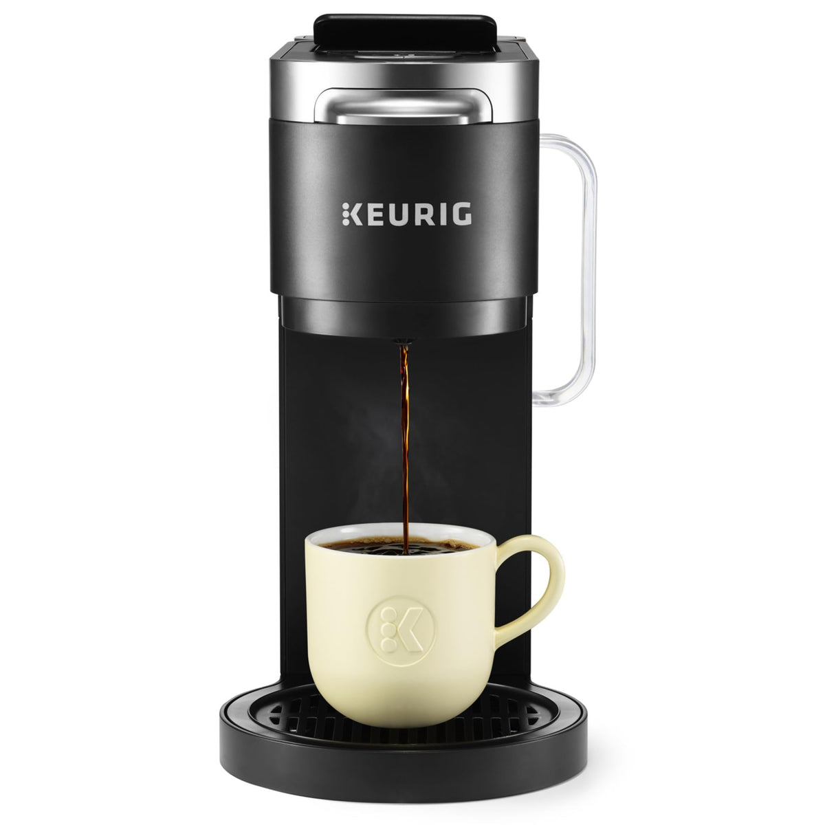 Single Serve & Carafe Coffee Maker, 60oz Removable Reservoir, Black V5737