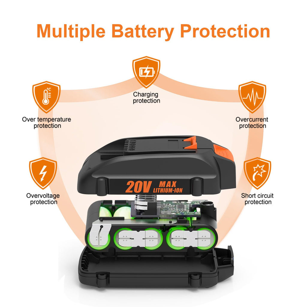20V Replacement Battery U448