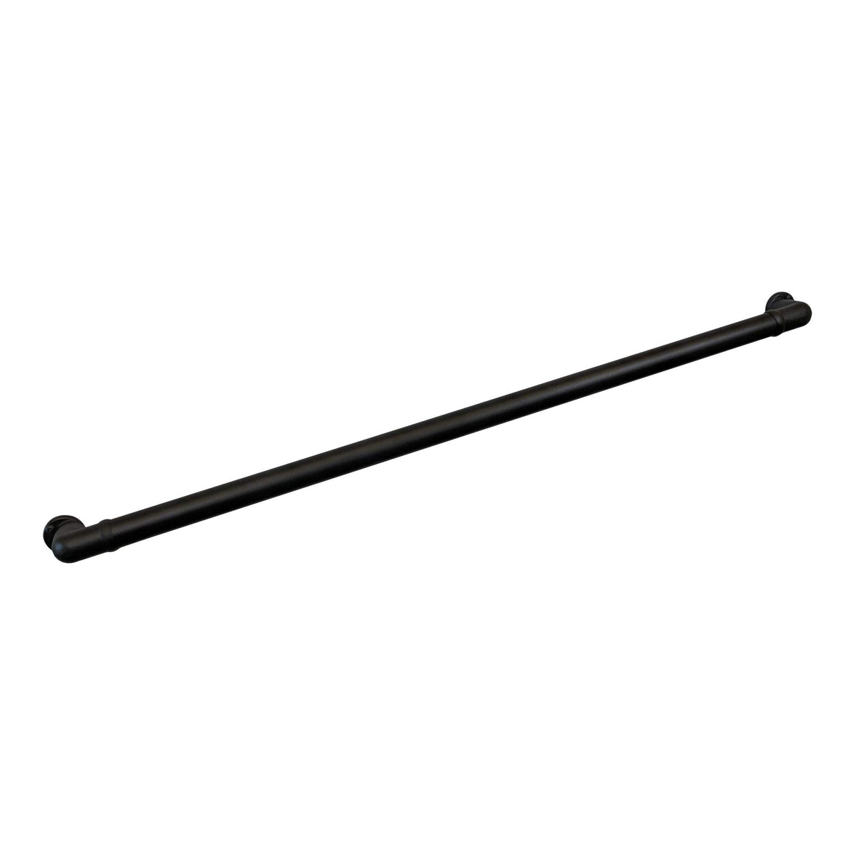 6' Texture Black Handrail Section with Returns G894843