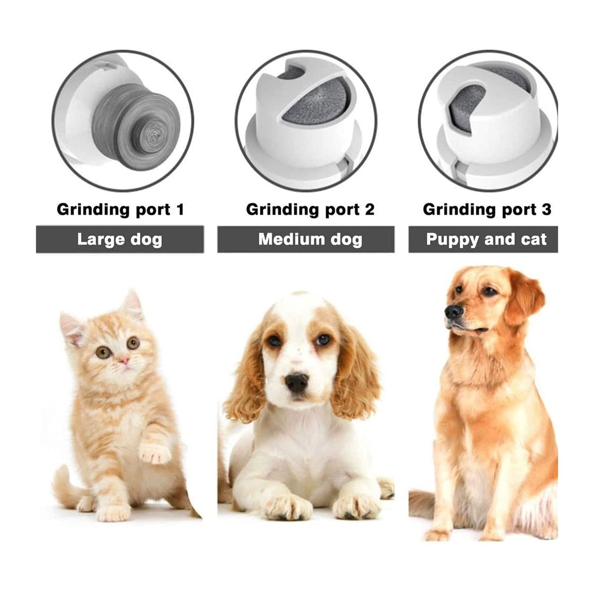2-Speed Electric Rechargeable Pet Nail Grinder Q7972