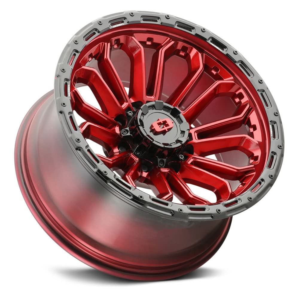 20x9 8x6.5" +12mm Red Wheel Rim C363984