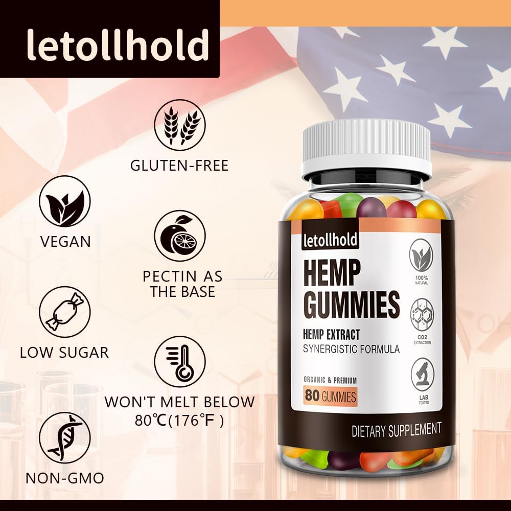 Hemp Gummies 2 Pack Low Sugar U16065