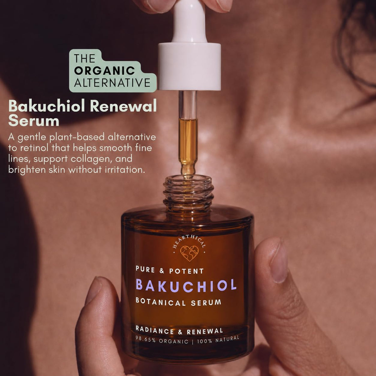 Organic Bakuchiol Serum For Face With Sea Buckthorn 1oz A515340
