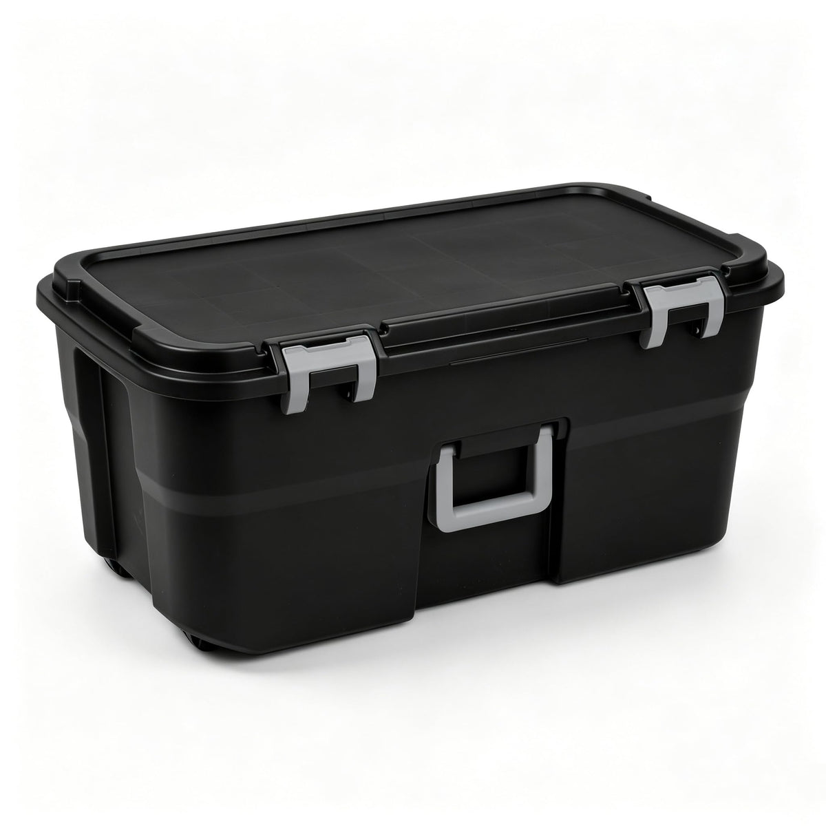 22 Gallon Wheeled Plastic Footlocker M8417