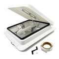 14" RV Roof Vent with 12V Fan, White A641100