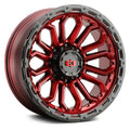 20x9 8x6.5" +12mm Red Wheel Rim C363984