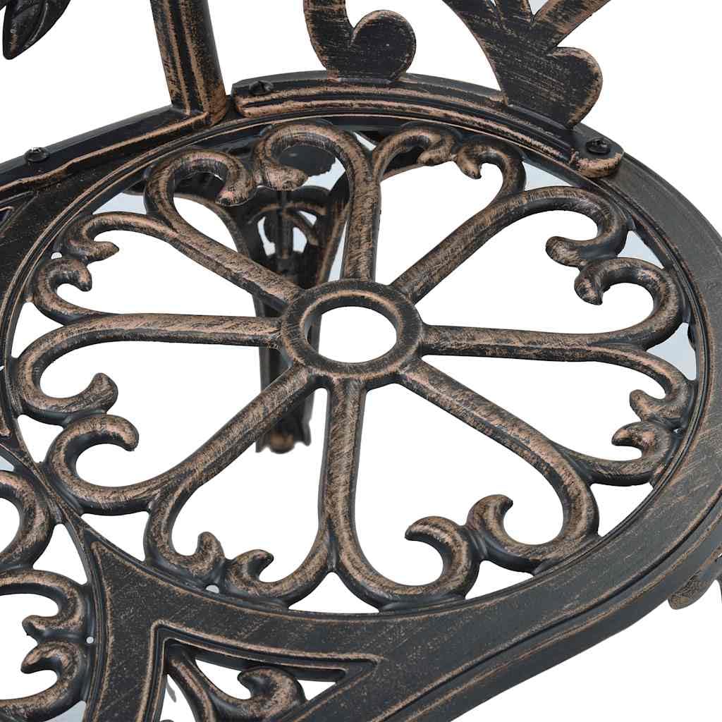 Bronze Cast Aluminum Outdoor Bench D568