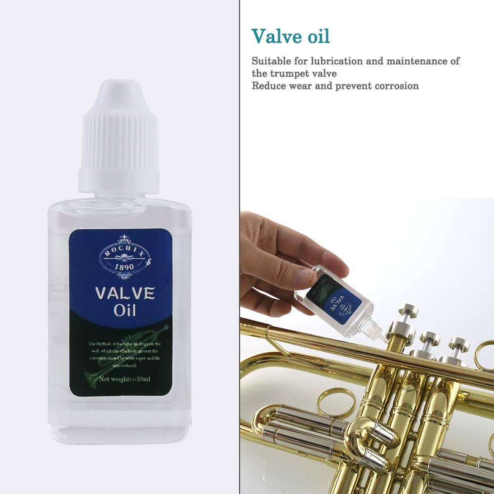 Trumpet/Cornet Cleaning Kit, Valve Oil, Slide Grease, Brushes L34416