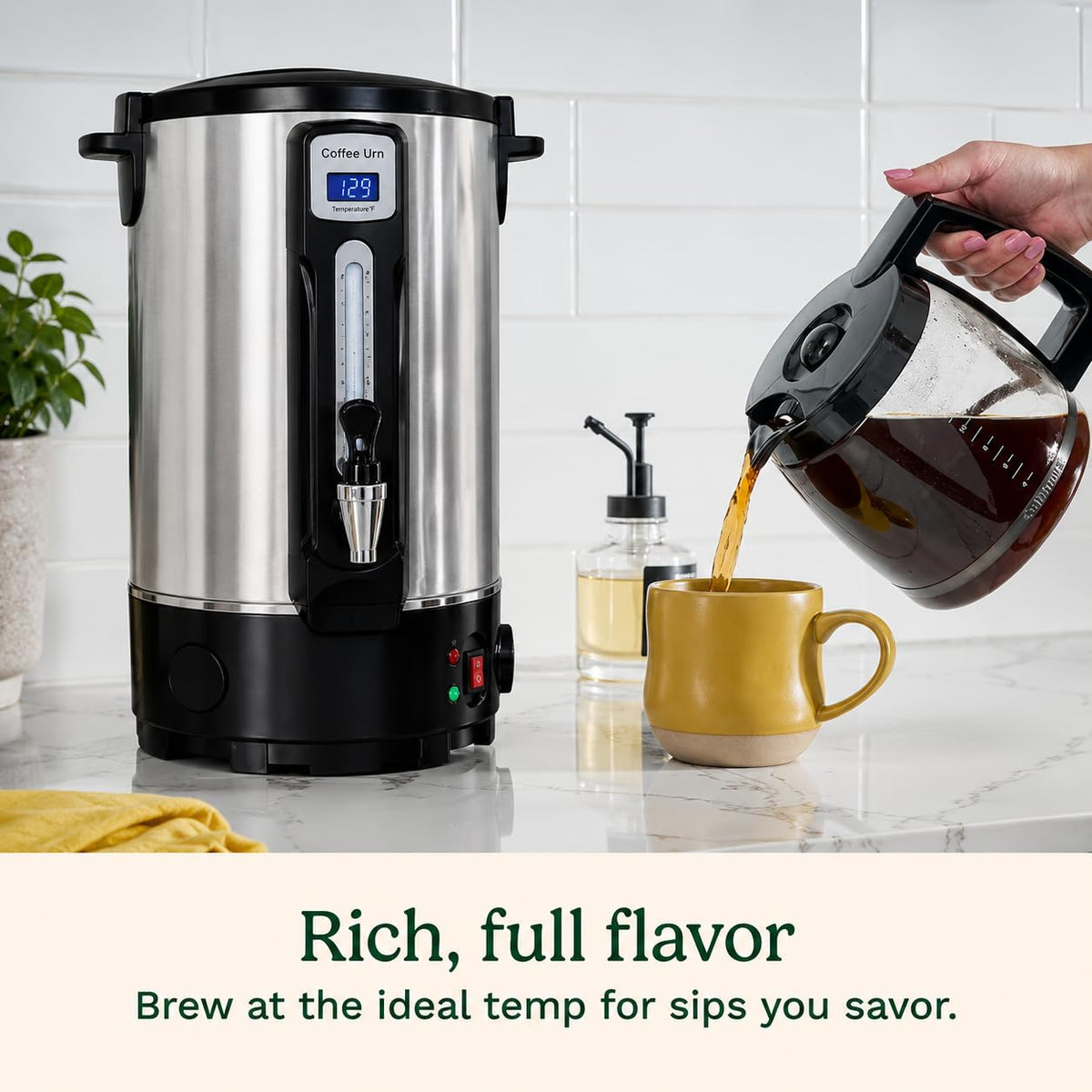 50 Cup Stainless Steel Coffee Urn G239167
