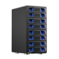 Aluminum 8 Bay Hard Drive Enclosure with Cooling Fan Q299916