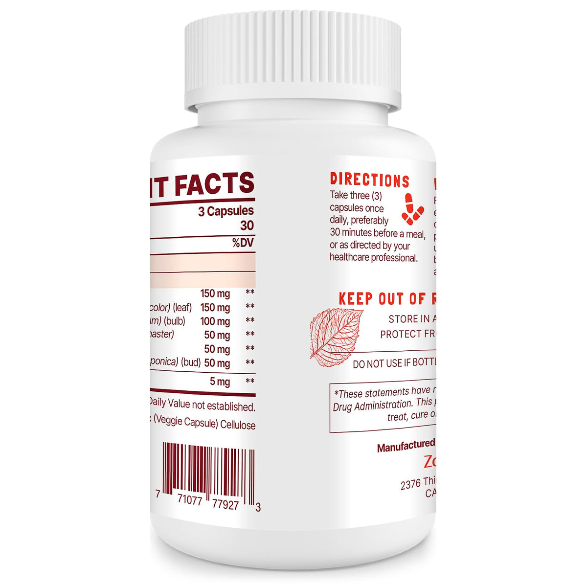 Nitric Oxide Supplement 90 Capsules R94799