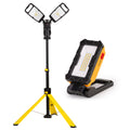 1000 Lumen LED Magnetic Light and 10000 Lumen Work Light with Stand M7133