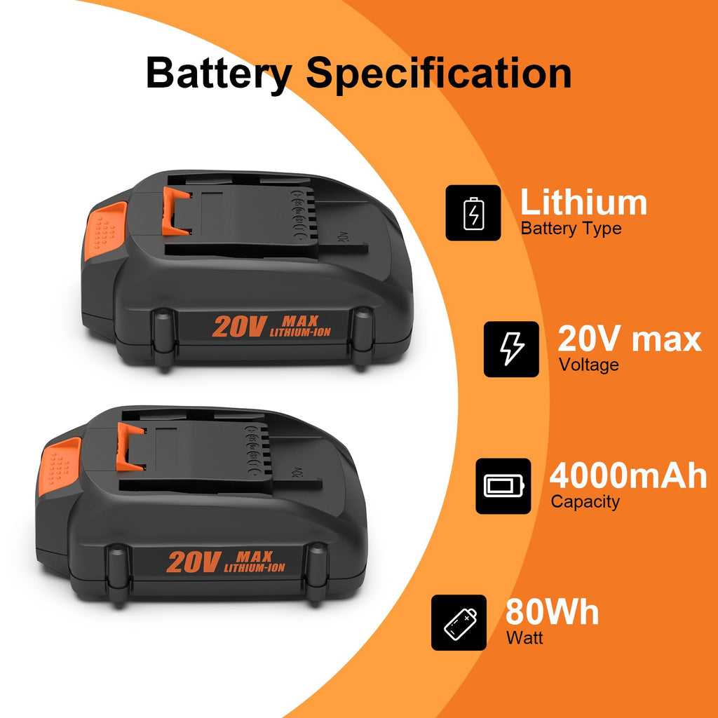20V Replacement Battery U448