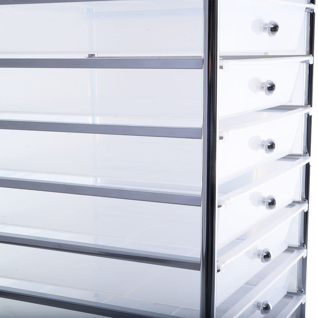 10 Drawer Rolling Storage Cart O880
