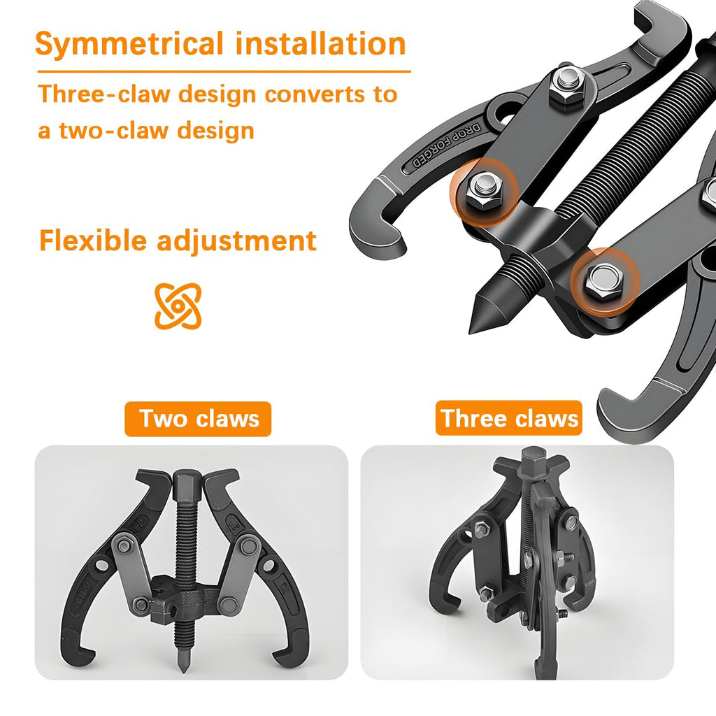 6 Inch Inner Bearing Puller with Reversible Jaws R184