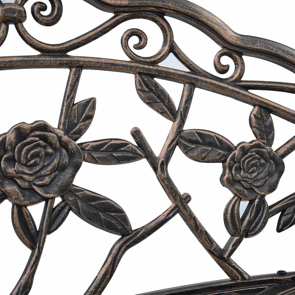 Bronze Cast Aluminum Outdoor Bench D568
