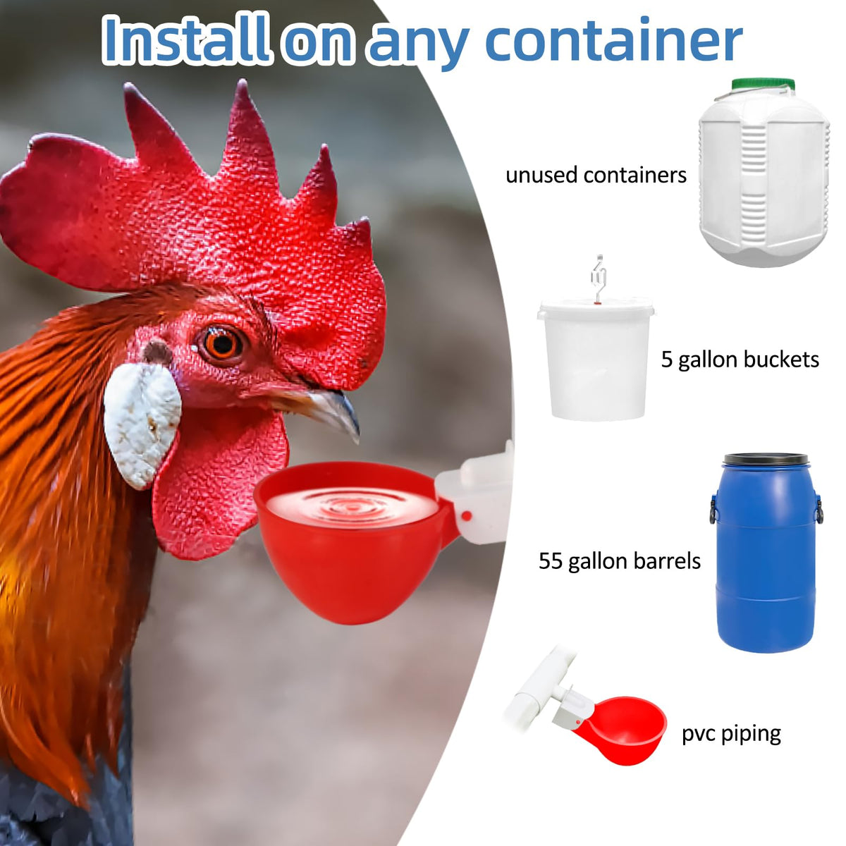Chicken Waterer Cups E917