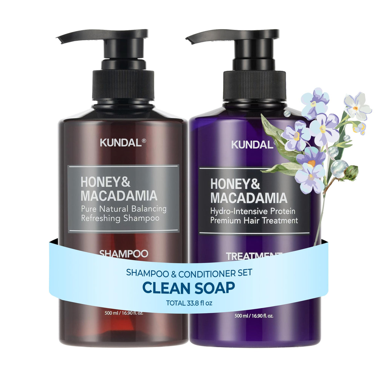 Honey & Macadamia Shampoo & Conditioner Set K566