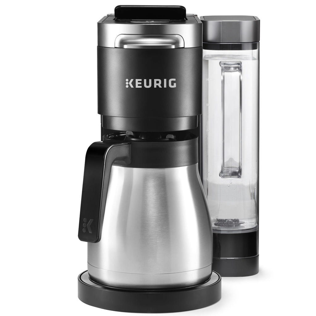 Single Serve & Carafe Coffee Maker, 60oz Removable Reservoir, Black V5737