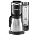 Single Serve & Carafe Coffee Maker, 60oz Removable Reservoir, Black V5737