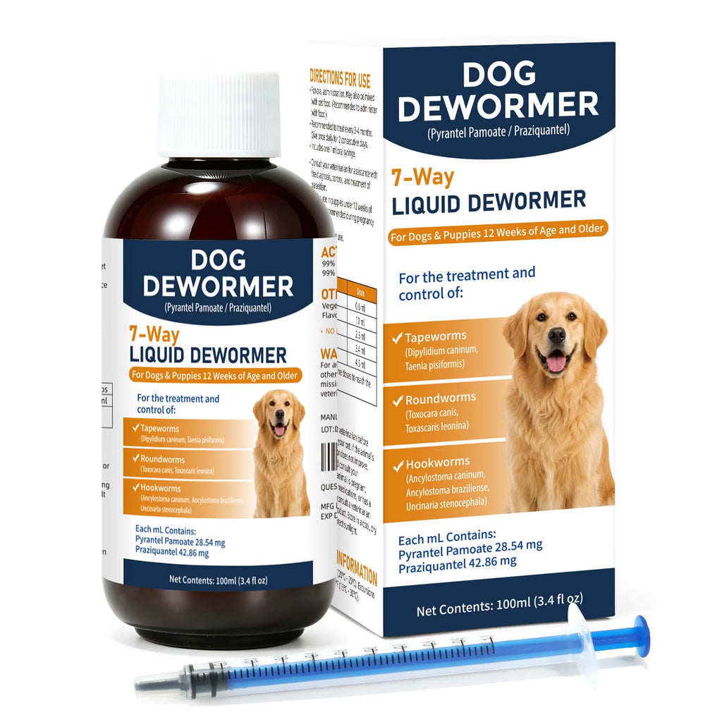 7-Way Dog Dewormer Oral Treatment 3.4 fl oz U6330