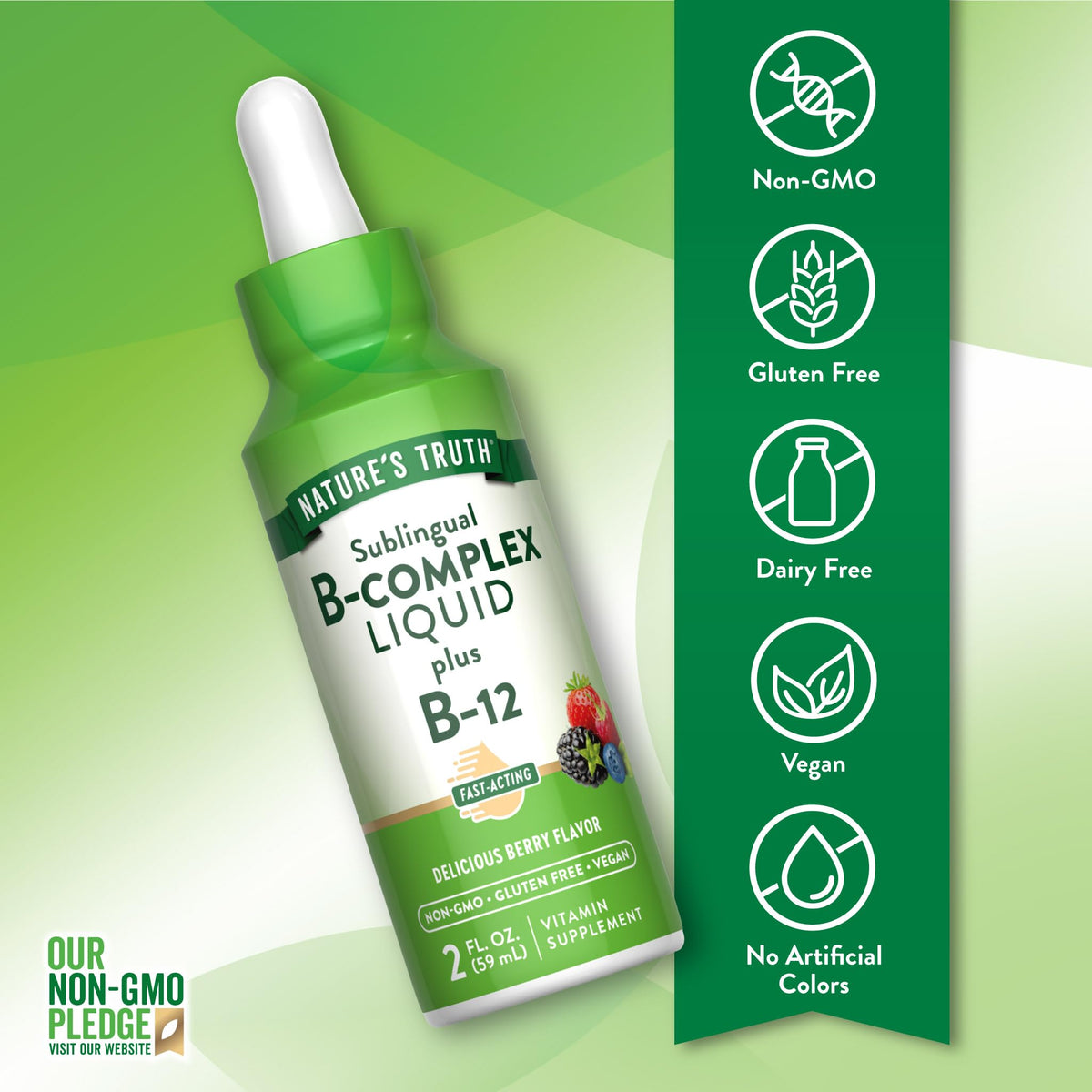 Sublingual B Complex 2 Fluid Ounces W3530