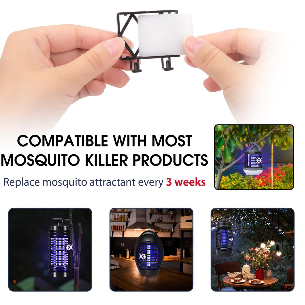 5 Lures Mosquito Attractant Bait Refill Cartridge V54633