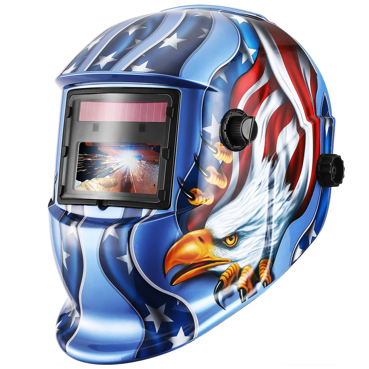 Auto Darkening Solar Powered Welding Helmet W34234