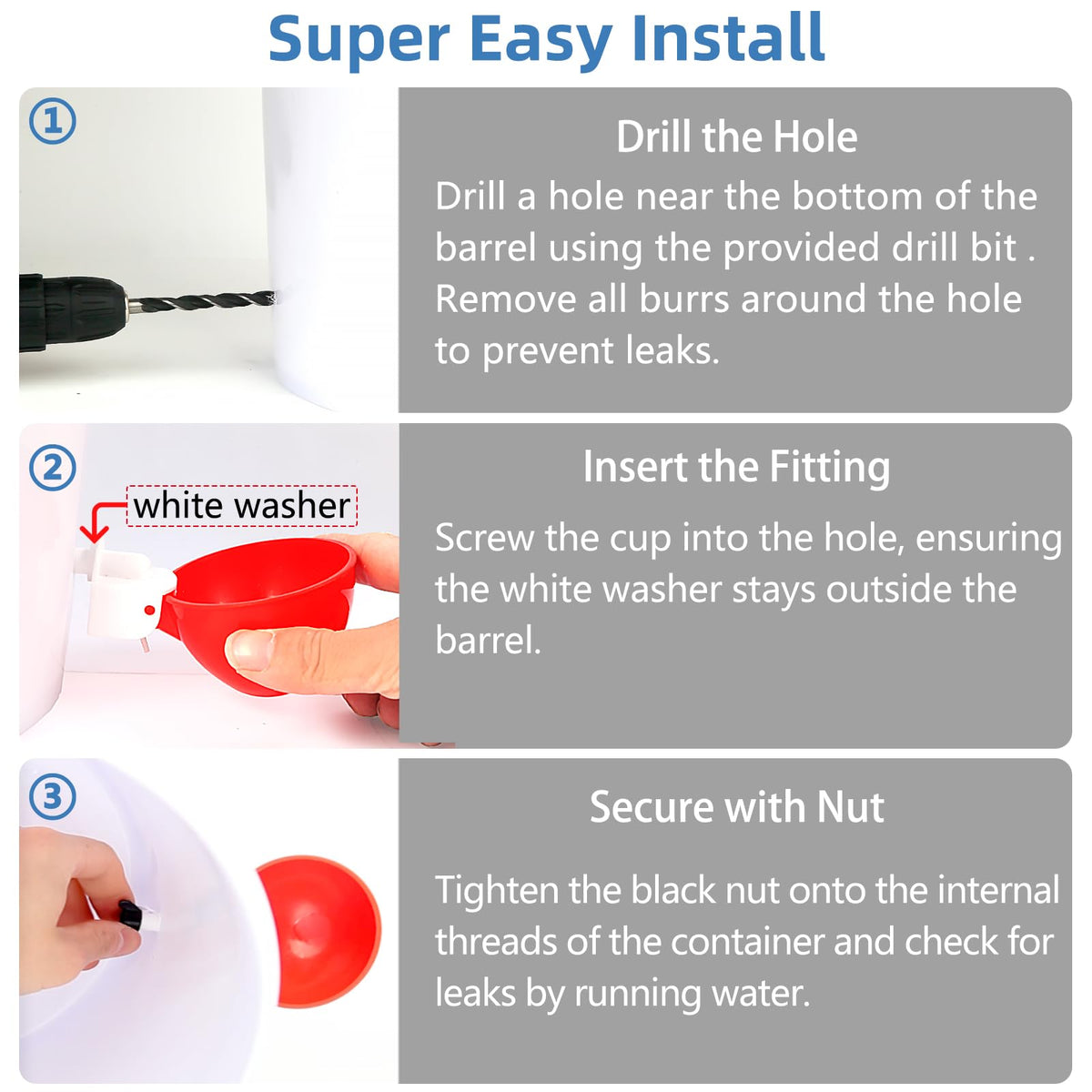 Chicken Waterer Cups E917