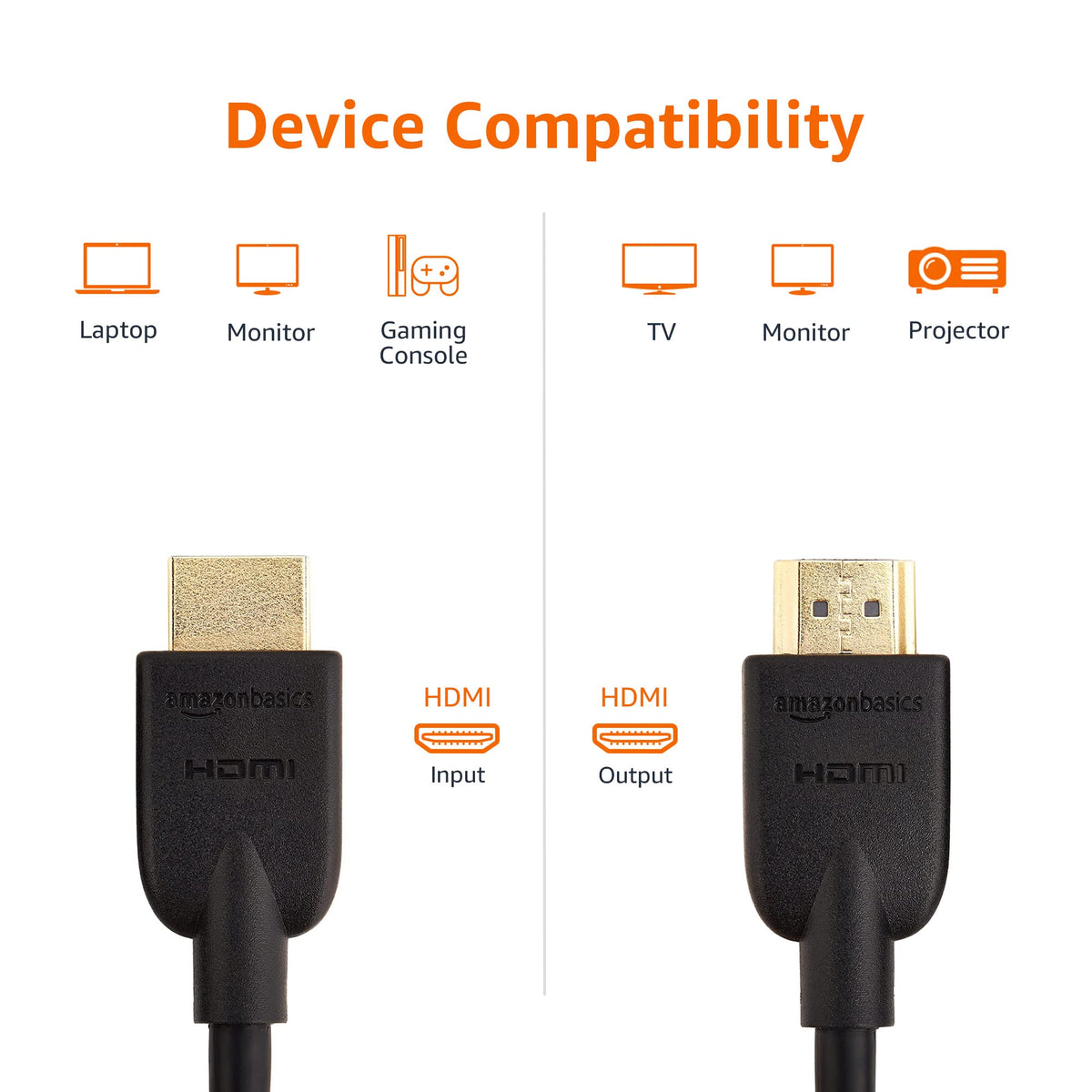 4K Ultra HD HDMI 2.0 Cable, 3 feet, Black P7178