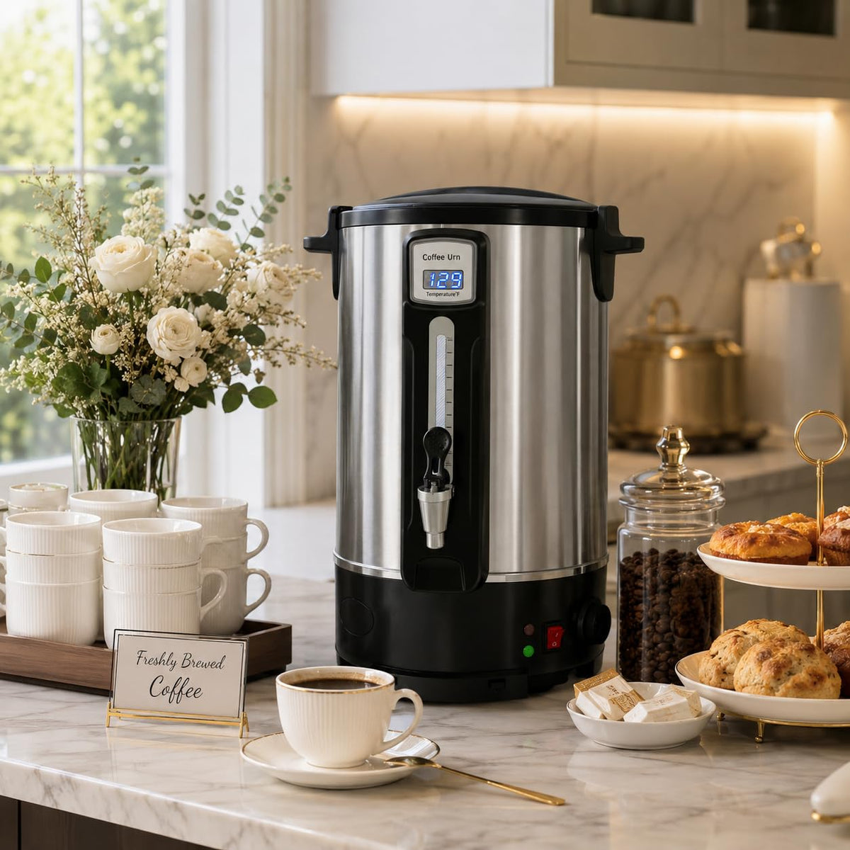 50 Cup Stainless Steel Coffee Urn G239167