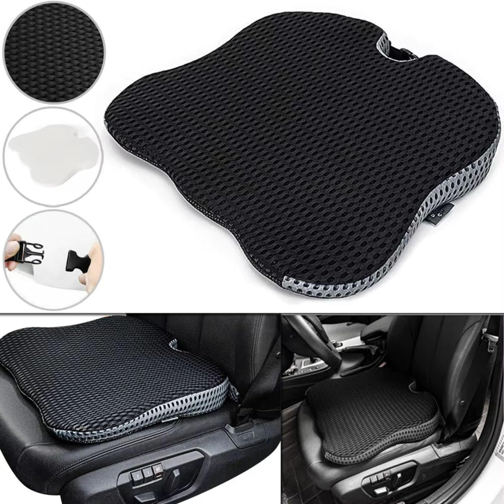 Black Memory Foam Car Seat Booster Cushion V259300