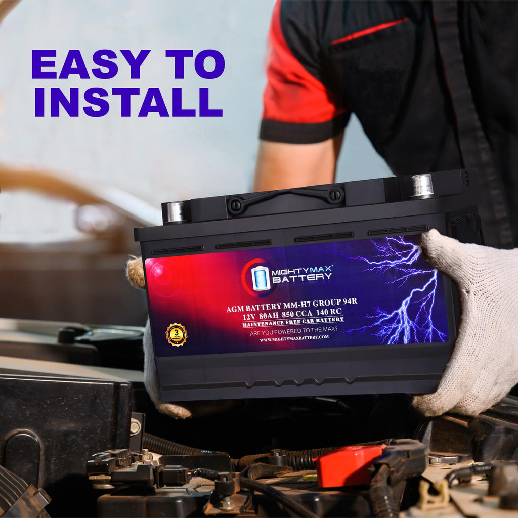 12V 80AH 850 CCA Replacement Battery C53743