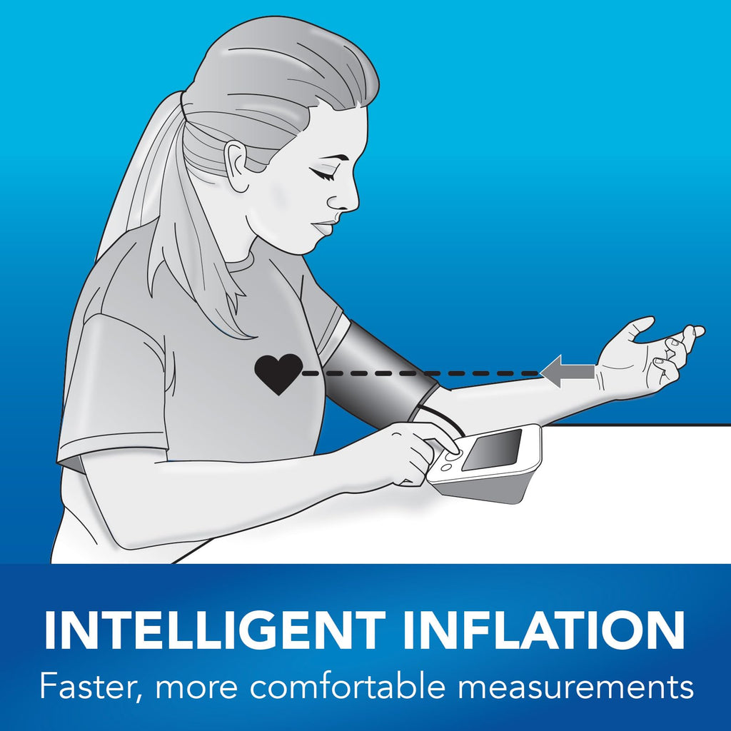 Blood Pressure Monitor with Wide Range Arm Cuff W2836