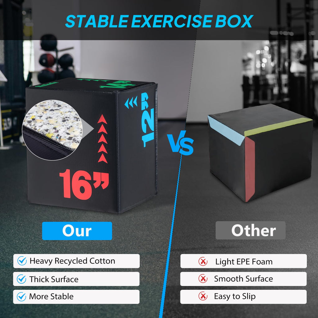 Heavy Foam Plyometric Jump Box T5027