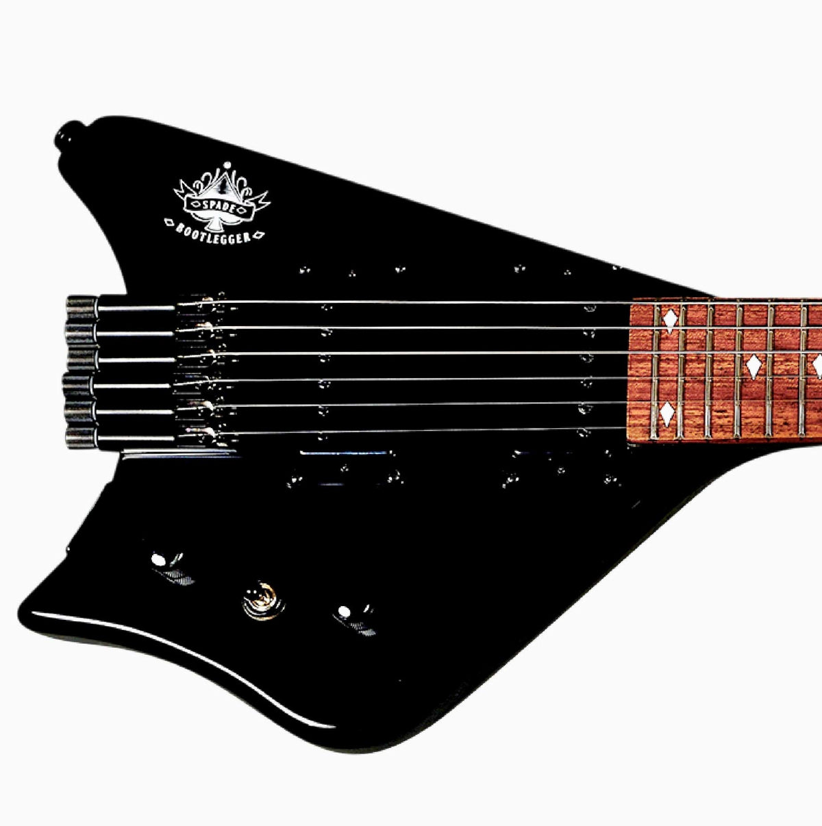 Headless Electric Travel Guitar with Hard Case I2380