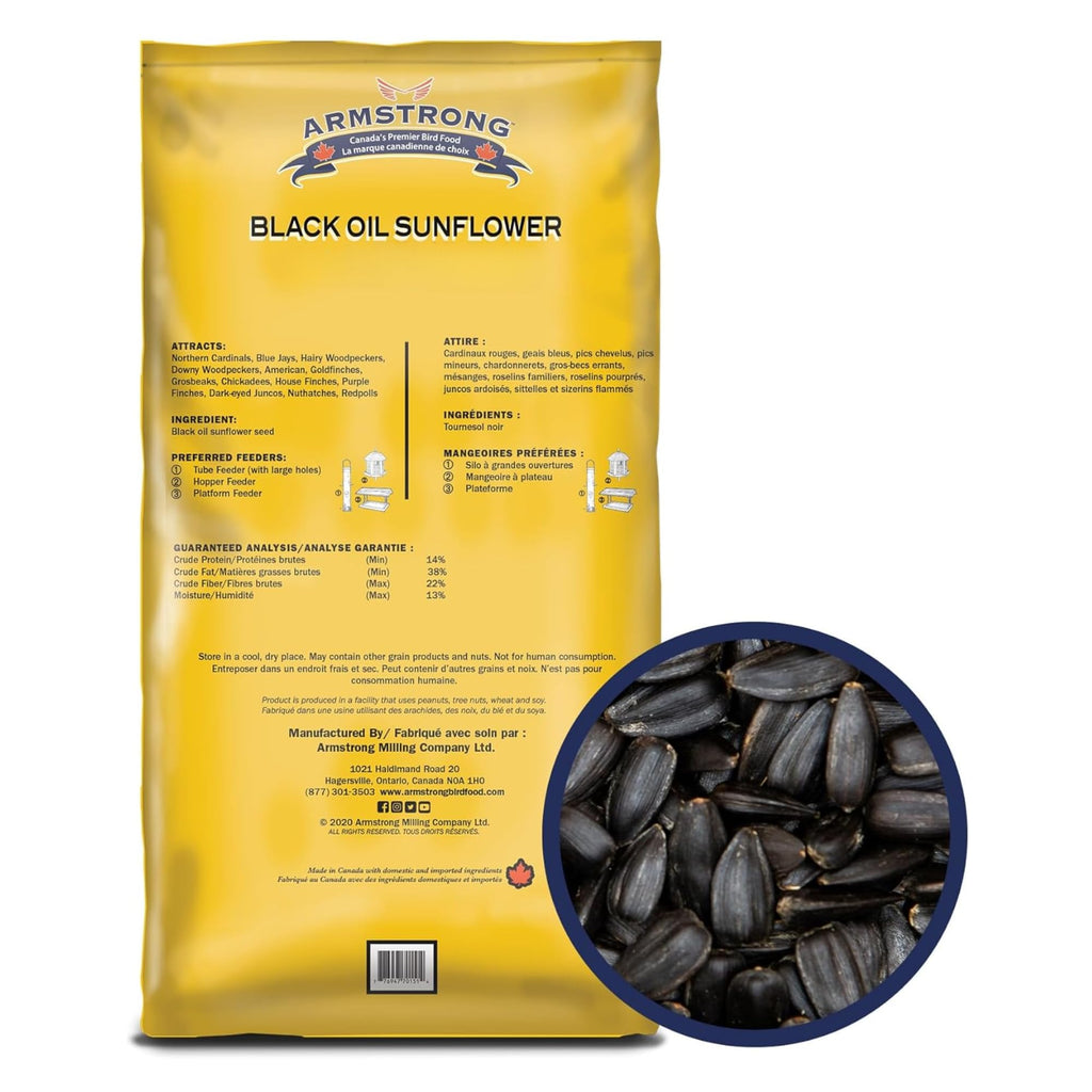 Black Oil Sunflower Bird Seed 25 Pounds J37849