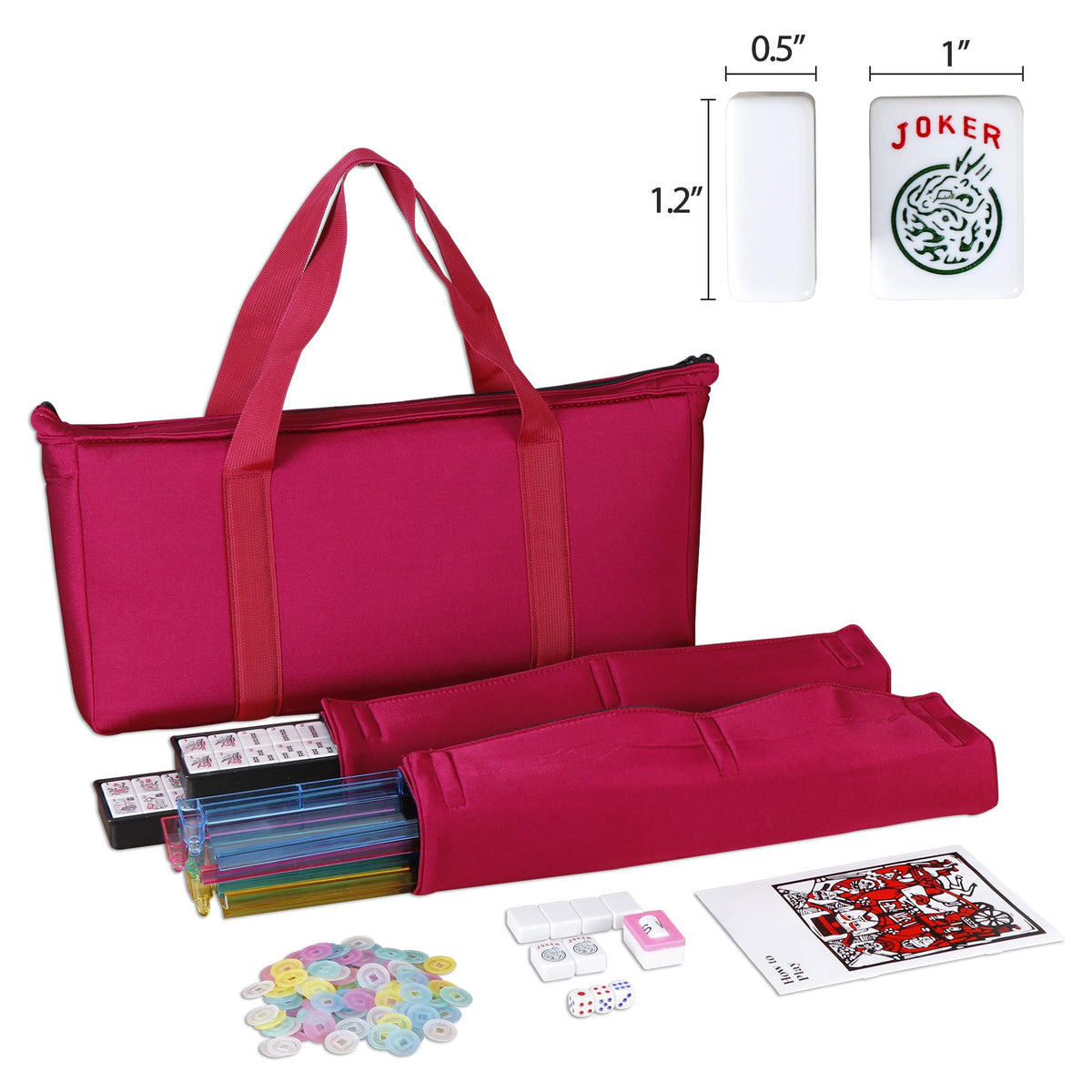 American Mahjong Set with Soft Carrying Bag Q88896