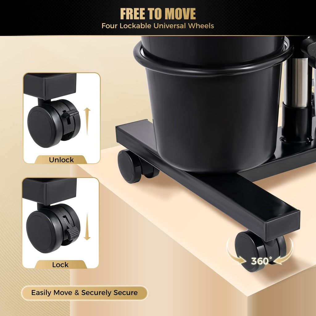 Portable 20L Hair Washing Shampoo Bowl Basin Black Z7989