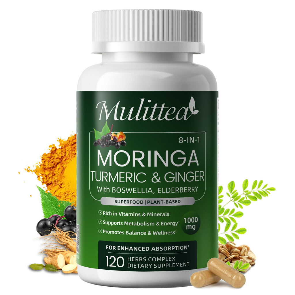 Moringa Capsules 1000mg with Ashwagandha & Turmeric Q278382